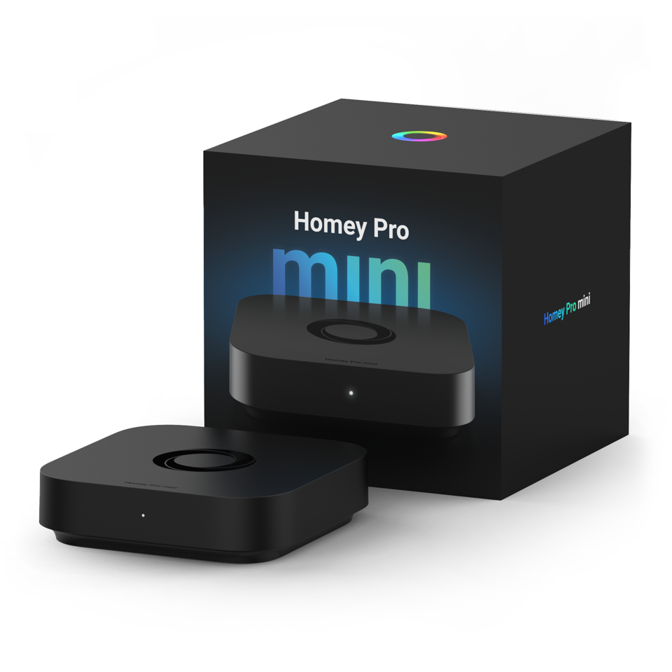Homey Pro mini – en kompakt hub til smart home-styring